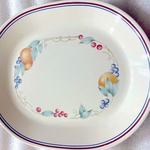 Vintage Corelle Abundance platter Serving Plate 12” Large Made in USA. (A1548)